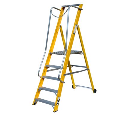 Extra Wide Fibreglass Step Ladder Hire Glengormley