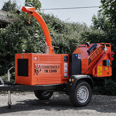 Road Towable Wood Chipper Hire Skegness