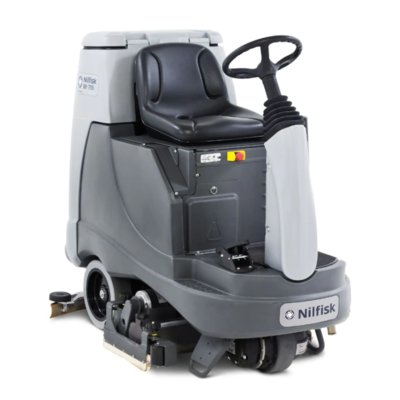 Nilfisk BR755 Ride On Scrubber Dryer Hire Chingford