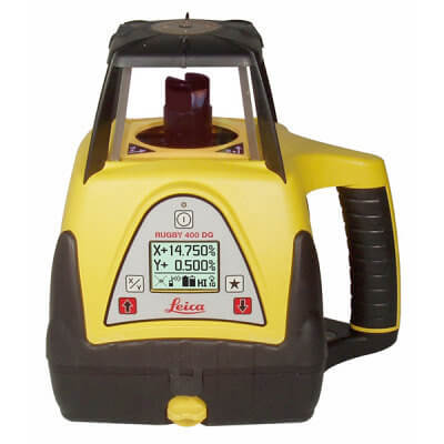 Leica Rugby 400 Dual Grade Rotary Laser Level Hire 